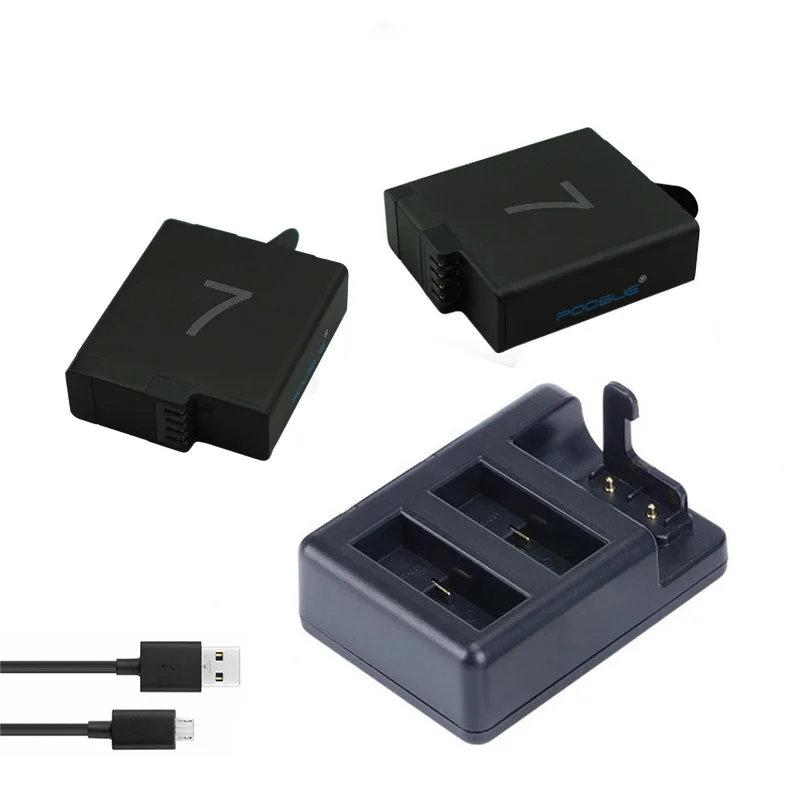 Новый пульт дистанционного управления и зарядное устройство для GoPro Hero 7 8 Go Pro 6 5