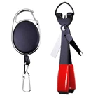 Инструмент для рыбалки, инструмент для резки лески, быстрое завязывание крючков, ножницы, клипер, заточка крючков, инструмент для вязания нахлыстом, рыболовные снасти