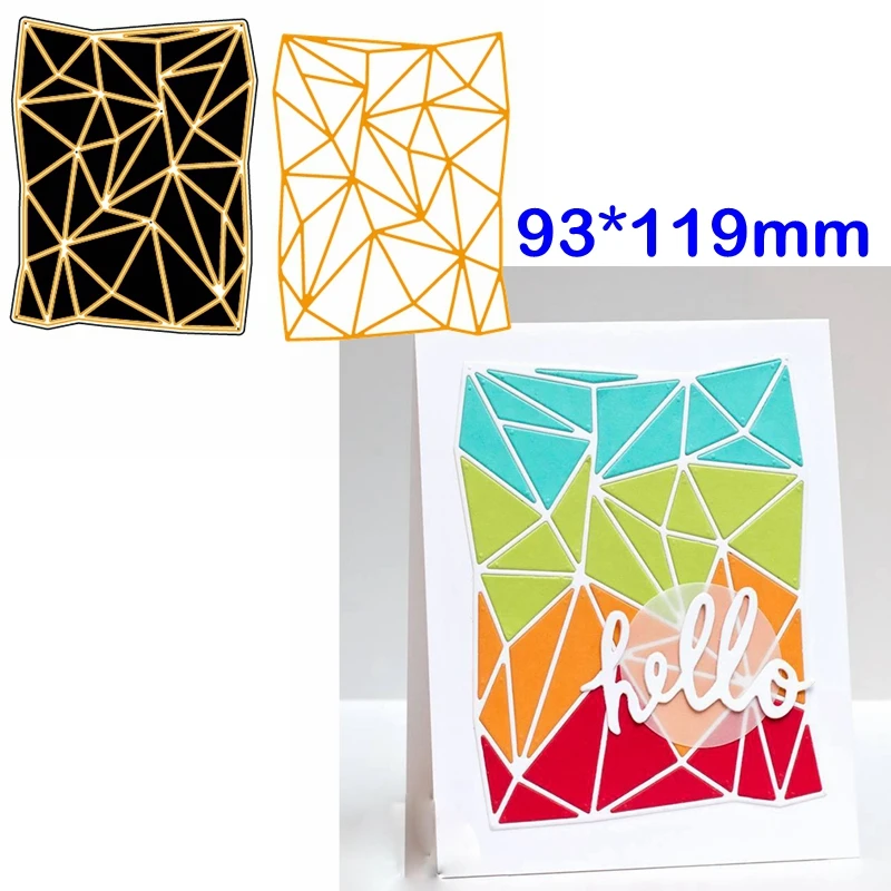 Металлические режущие штампы стерео ромбовидный узор высечки для изготовления