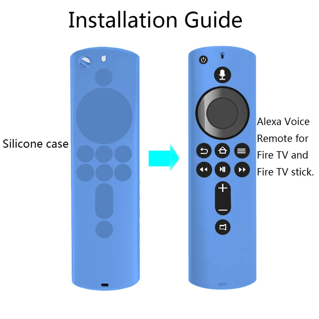 Смарт часы Smartwatch чехол s чехлы для Amazon Fire TV Stick 4K Remote силиконовый светящийся