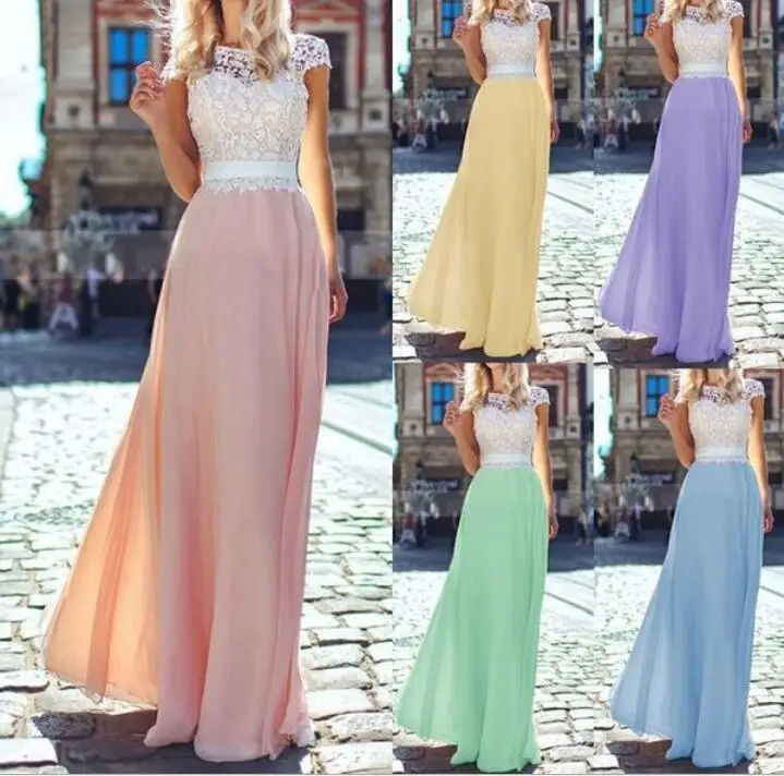 Платье женское шифоновое длинное с открытой спиной пикантное вечернее платье