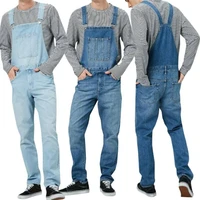 mens jeans denim dungarees overalls bib and brace overalls jumpsuit romper pants