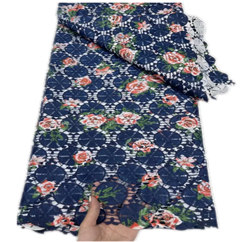 Promotion African Dry Lace Fabric High Quality Nigerian Men Women fabric Swiss Voile FYU86 |