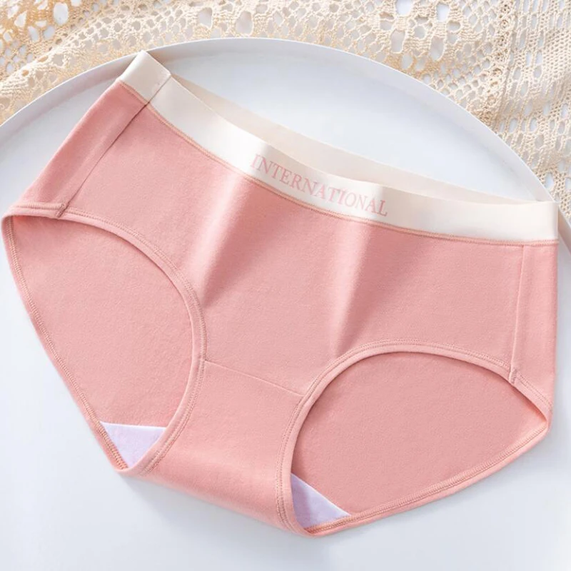 

Women Panties Comfort Cotton Sexy Breathable Female Underwear Seamless Ladies Low Waist Lingerie Cute Girls Briefs