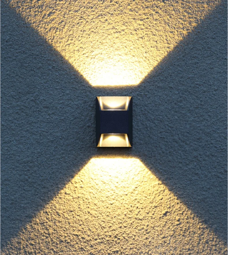 Водонепроницаемый вверх вниз открытый светильник ing IP65 Настенный сад крыльцо