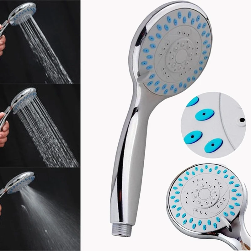 

Bath Shower Adjustable Jetting Shower Head Water Saving Handheld Bathroom Adjustable 5 Modes SPA Shower Bath Head
