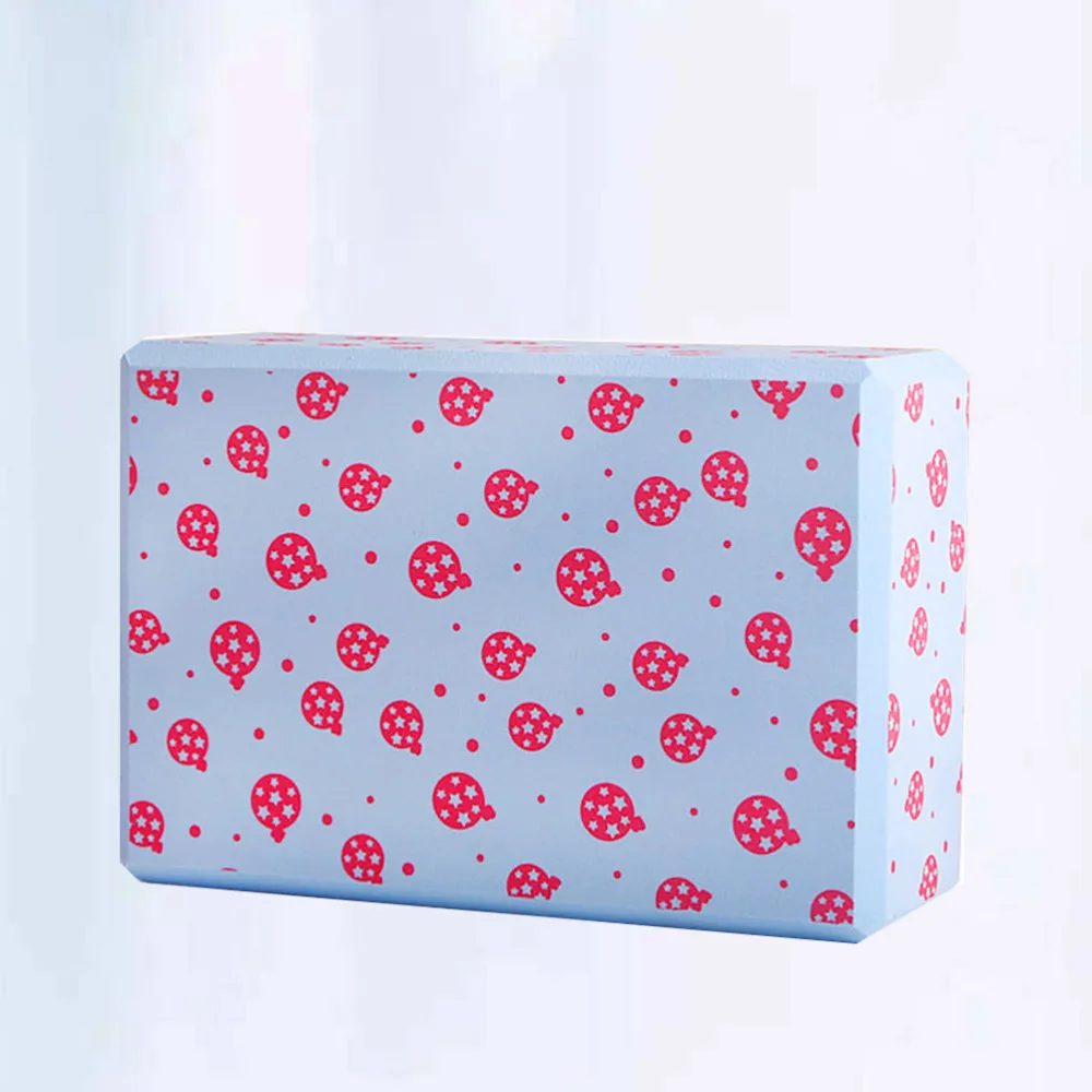 

1Pc Creative Strawberry Pattern Yoga Brick Thickening Fitness Yoga Brick Yoga Dance Practice Brick Multi-purpose Yoga Dance Supp