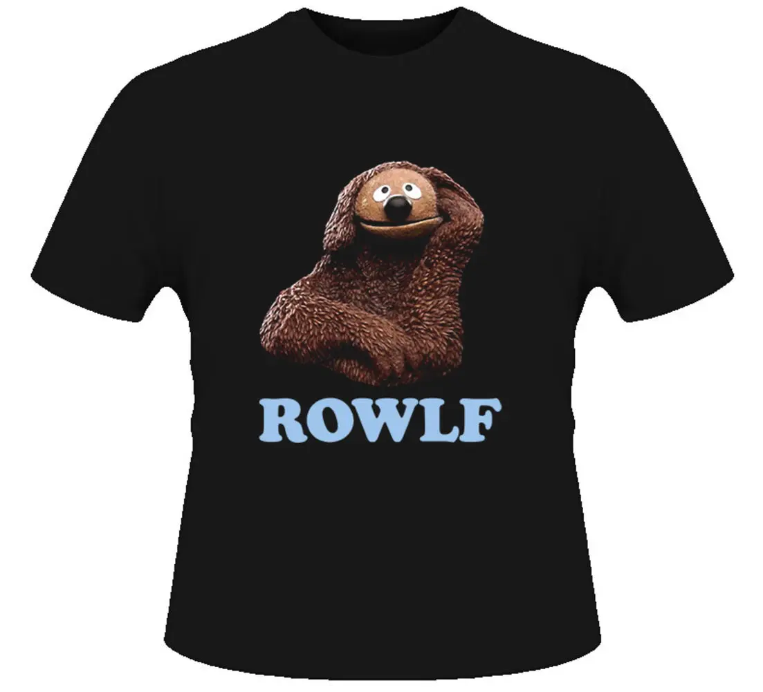 Rowlf The Dog Muppets футболка с рисунком из мультфильма для мужчин и женщин унисекс новая