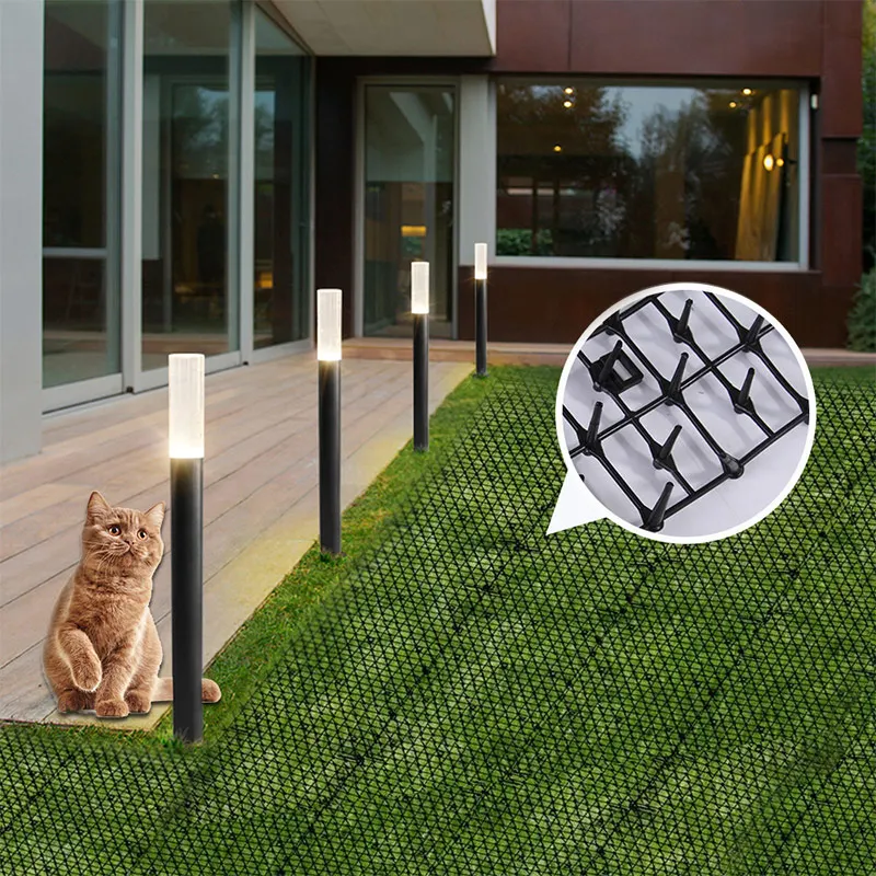 Balcony Anti-cat Net Gardening Mat Flower Drive Cat Plastic Pet Thorn Pad Animals Accessories | Дом и сад