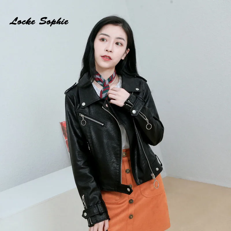 Женская приталенная короткая куртка пальто из искусственного меха