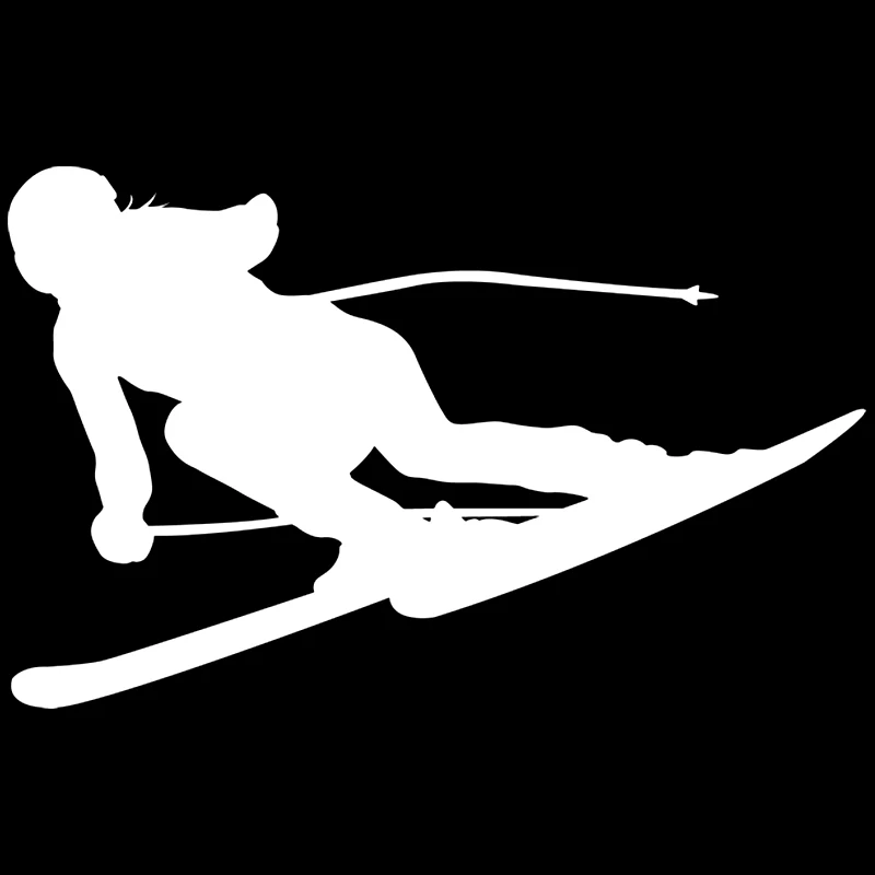 

CK2237#12*19см наклейки на авто Лыжник-4 водонепроницаемые наклейки на машину наклейка для авто автонаклейка стикер этикеты винила наклейки стайлинга автомобилей