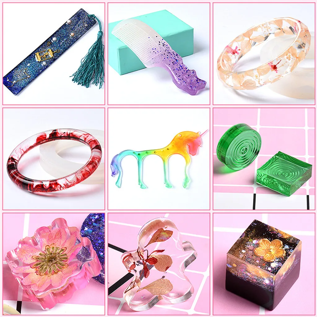 Эпоксидная смола для изготовления ювелирных изделий Смола A & B Кристальный клей