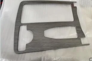 Brushed Silver Автомобильный держатель для стакана воды, накладка на панель, рамка для салона автомобиля, снаряжение для Mercedes Ben-z C180 C200 W204 от 2008 до 2013, автостайлинг - Название цвета: Brushed Silver