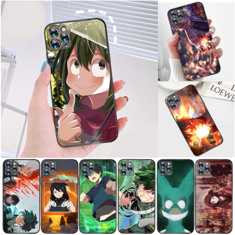 

My Hero Academia Bakugou Katsuki Tomura Boku Todoroki Shouto Dabi Shigaraki Phone Case For iPhone 6 6S 6Plus 7 8 Plus Coque