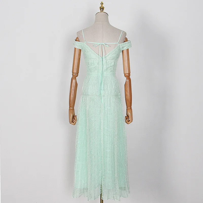 

Fashion Dress Elegant Strap Women Night CLub Lace Vintage Celebrity Party Dresses 2020 New Long Dress