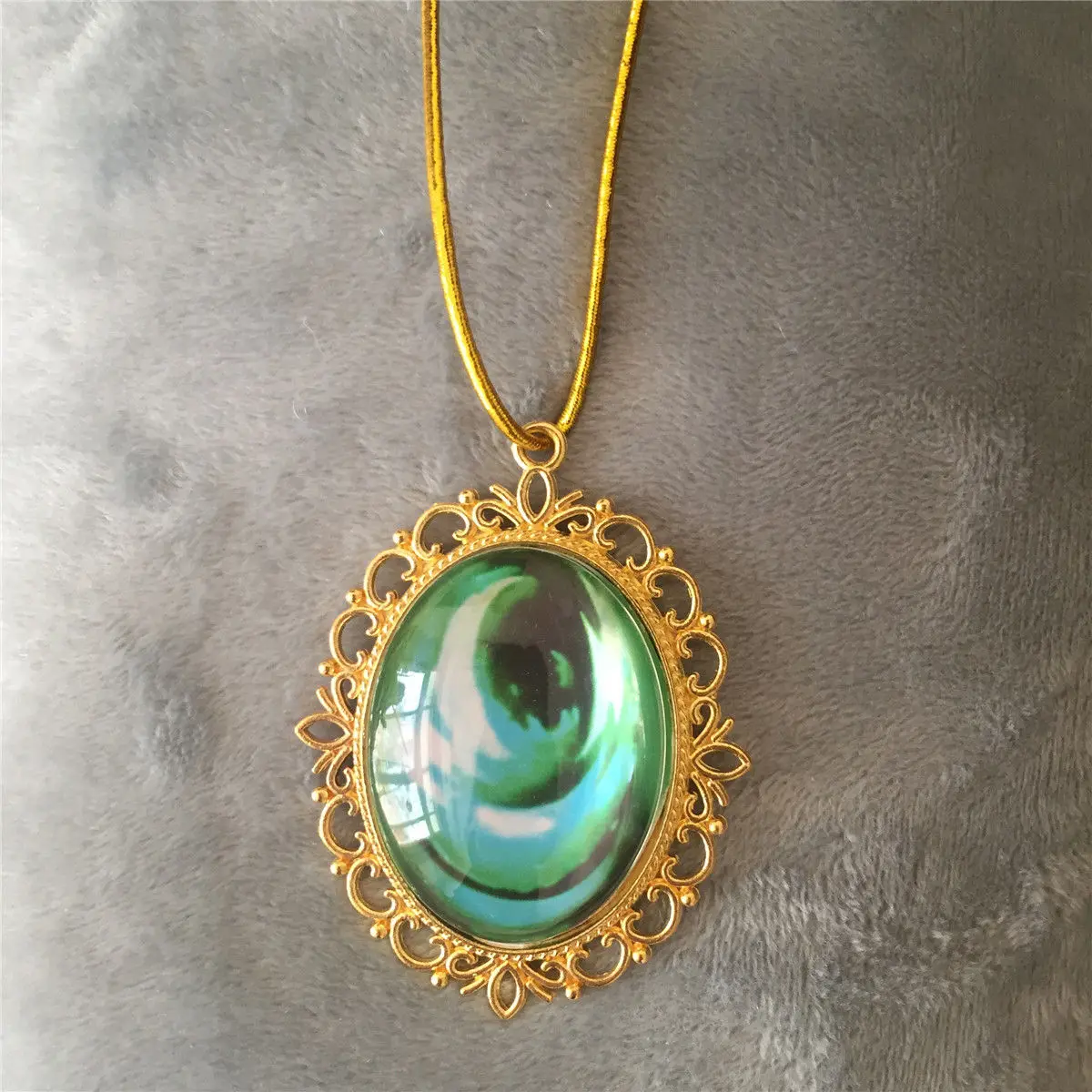 Аниме фиолетовый эвергарден фиолетовое ожерелье бола галстук подвеска цепочка