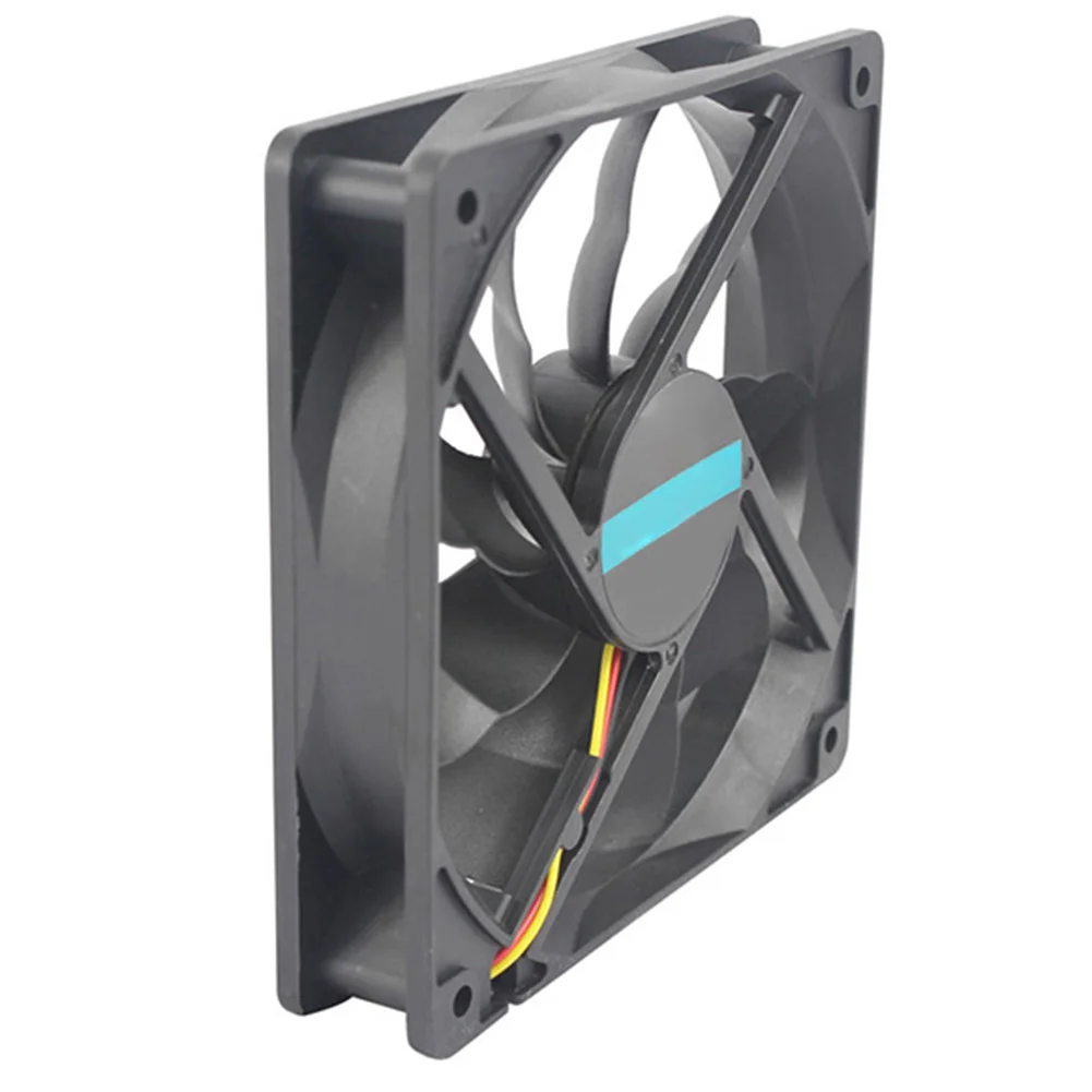 

12cm Silent Chassis Cooling Fan DC 12V Quiet Cooler Radiator Computer PC Case Cooling Fan 120 X 120 X 25mm Hydro Bearing