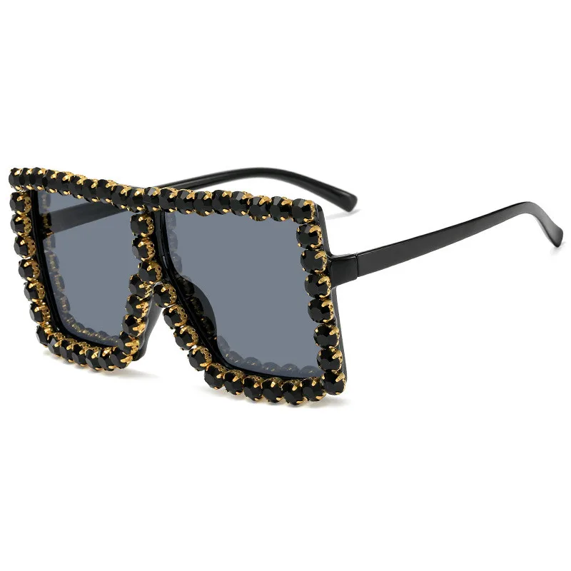 Роскошные солнцезащитные очки Стразы с украшением из кристаллов и бриллиантов