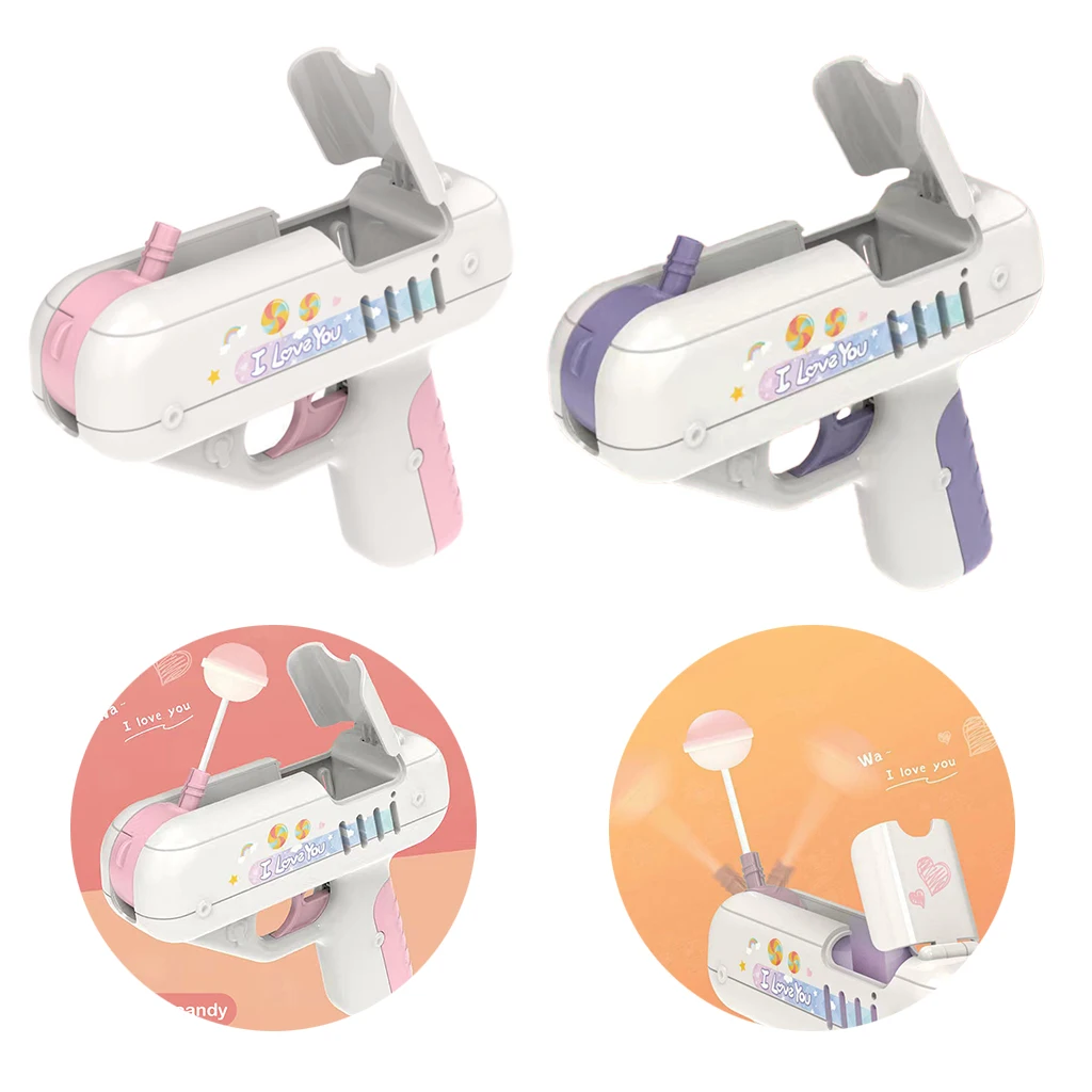 

Candy Gun Love Surprise Lollipop Gun Gifts Surprise Kids "I LOVE YOU" Sound Toys