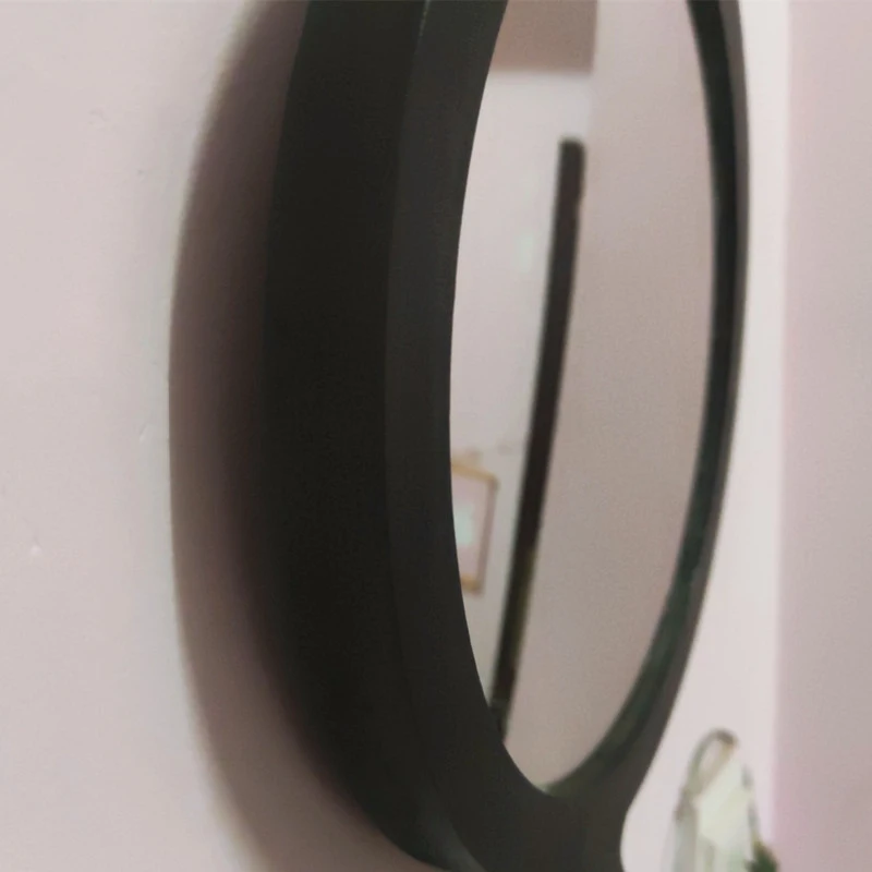 

Creative Mirror Wall with moon wall lamp Sticker Round shape Home Decor Mirror Decor Stickers Art Wall Decoration wall lamp