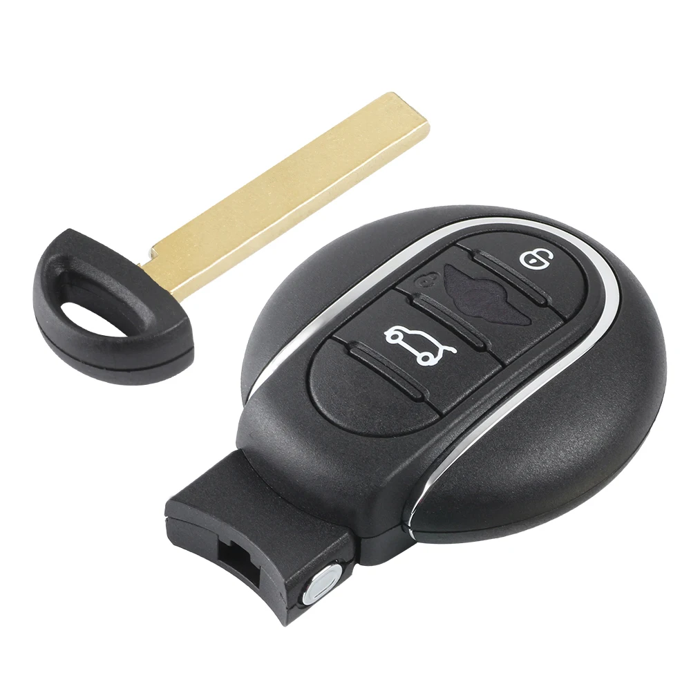 Запасная деталь KEYECU 3/4 кнопки 434 МГц для Mini Copper 2014 2018 Clubman 2015 2019 NBGIDGNG1 / FEM BDC|Ключ от