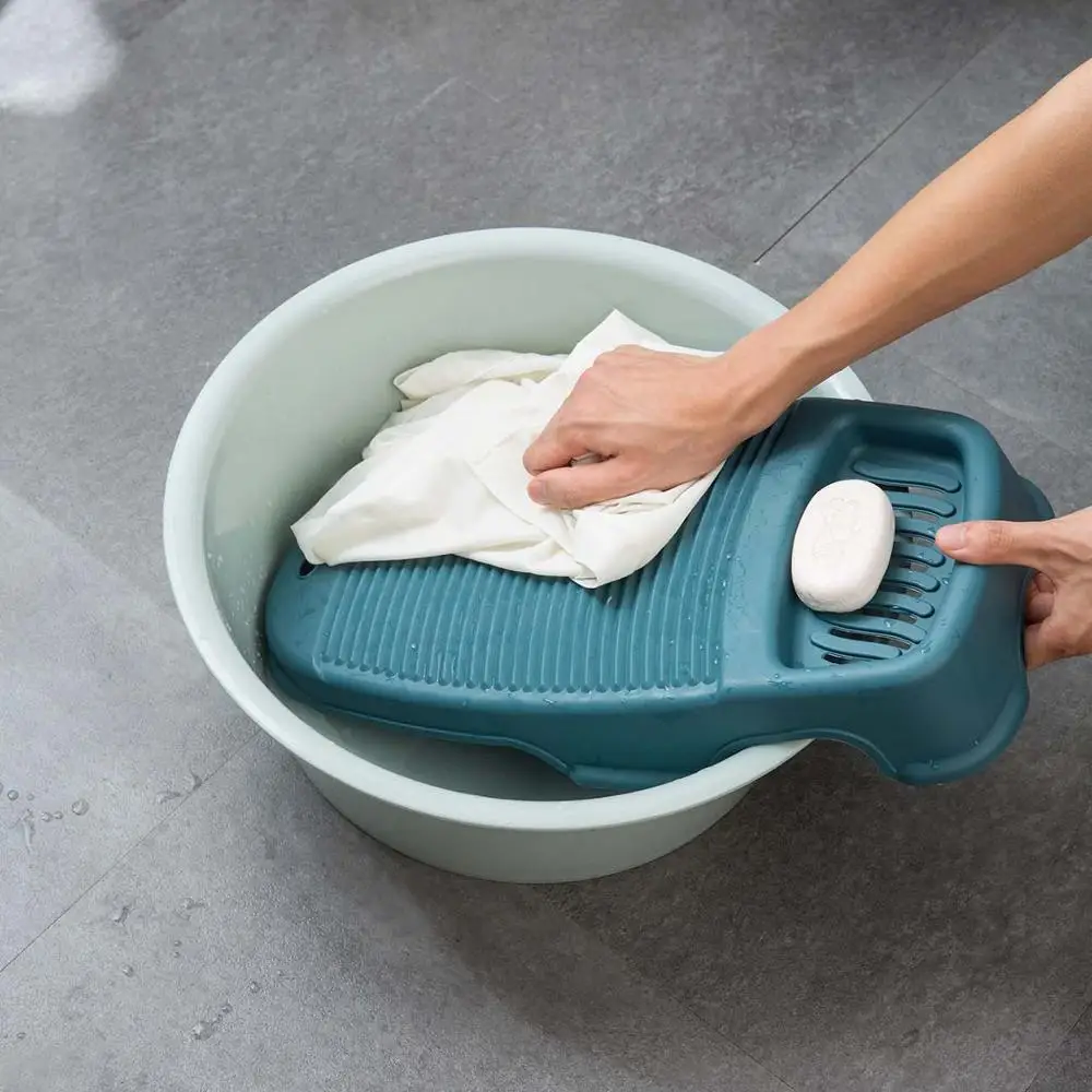 Пластиковая Нескользящая мочалка с мыльной коробкой утепленная Мочалка для