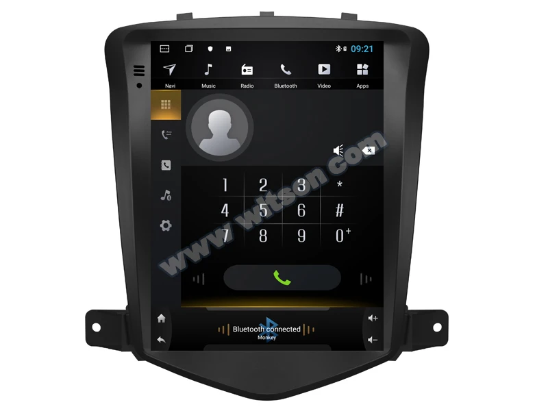 Автомобильный dvd-плеер WITSON с вертикальным экраном GPS 4 Гб ОЗУ + 64 ПЗУ для CHEVROLET CRUZE