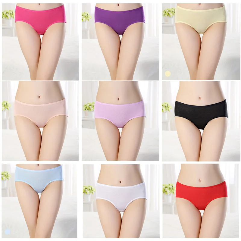 Женские трусы из бамбукового волокна 3 шт./компл. большие размеры | Женская одежда