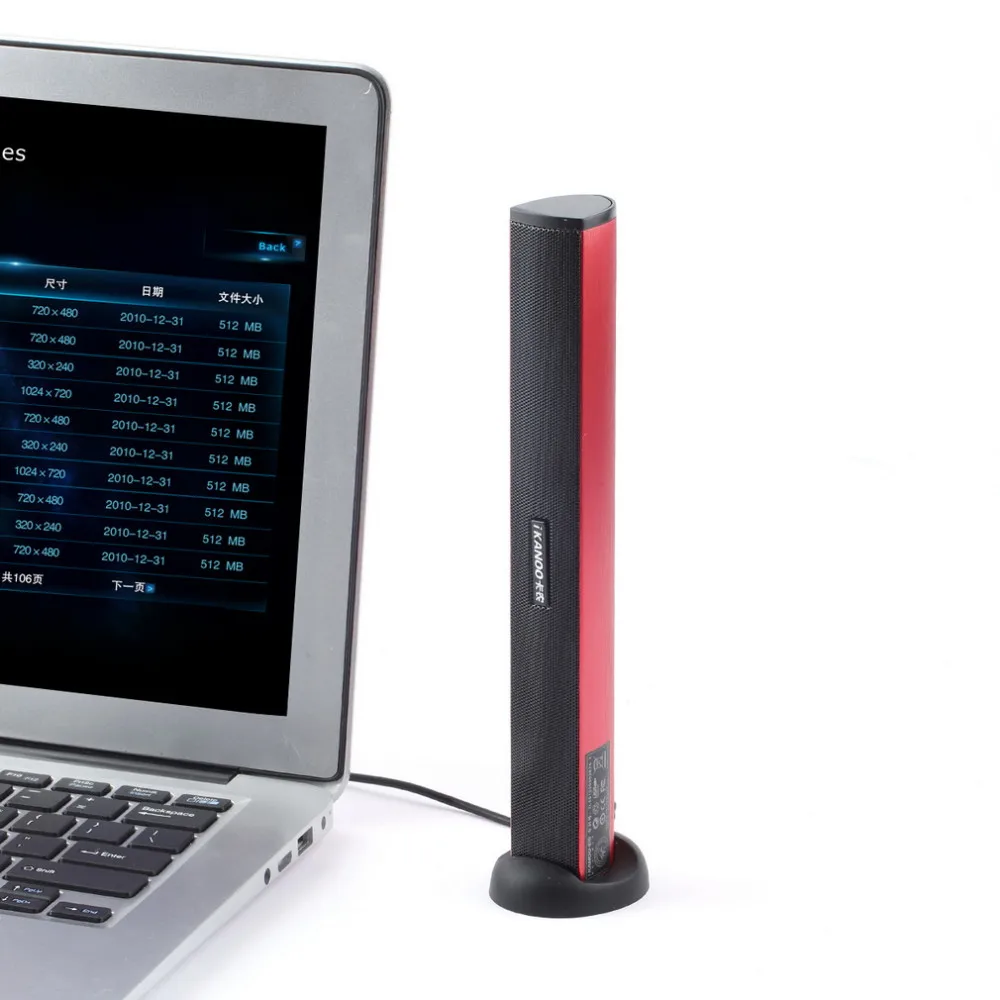 USB power ноутбук компьютер ПК ноутбук аудио динамик аудио усилитель звука Саундбар разъем для наушников с держателем