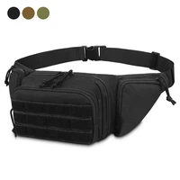 tactical waist bag concealed gun carry pouch military pistol holster fanny pack sling shoulder bags for outdoor hunting camping