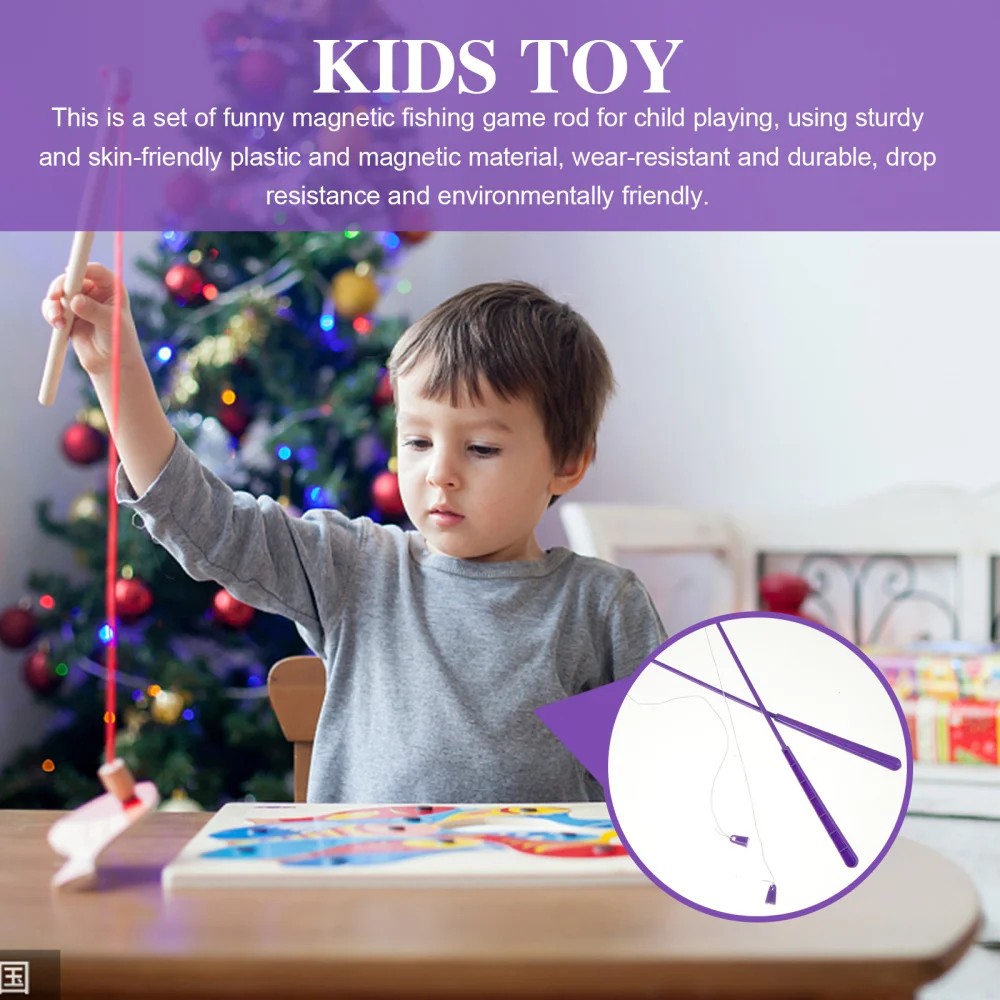 

20Pcs Replacement Fishing Poles Magnetic Poles Works with Fishing Games