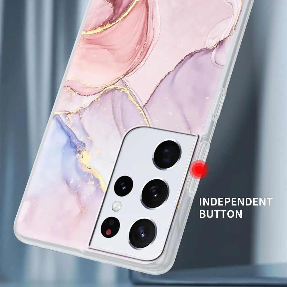

Silicone Phone Case For Samsung Galaxy S21 Ultra S20 FE 5G S10e S10 S9 S8 S20 Plus S7 Vintage Marble Back Cover Coque Fundas