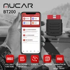 Диагностический сканер MUCAR BT200 OBD2, автомобильный прибор для считывания кодов, подходит для всех систем, с Bluetooth