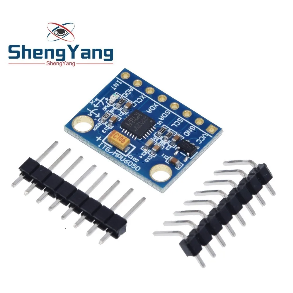 1 шт. ShengYang GY-521 MPU-6050 MPU6050 Модуль 3 оси аналоговый гироскоп Датчики+ 3 оси акселерометр модуль для arduino