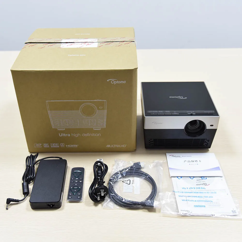 Предварительная продажа проектор Optoma i5 DLP 4K Android Blu Ray 3D 3840x2160 разрешение