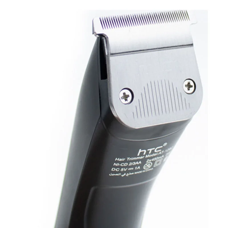 Беспроводной машинка для стрижки волос и бороды HTC USB Electric Hair Clipper Rechargeable Beard Trimmer Cordless Shaver Ceramic Blade Men Barber Machine.