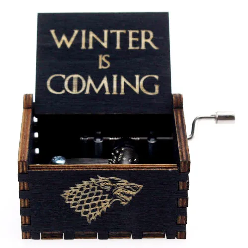 Game of Thrones Новая деревянная ручка королева музыкальная шкатулка Игра престолов, ты мой солнце тема песня Музыкальная Коробка Рождественский подарок на день рождения - Цвет: Game of Thrones