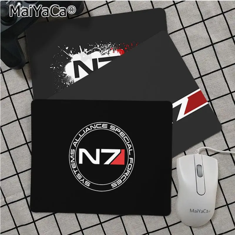 Maiya Top Quality Mass Effect N7 DIY Design Pattern Game mousepad Selling Wholesale Gaming Pad mouse | Компьютеры и офис