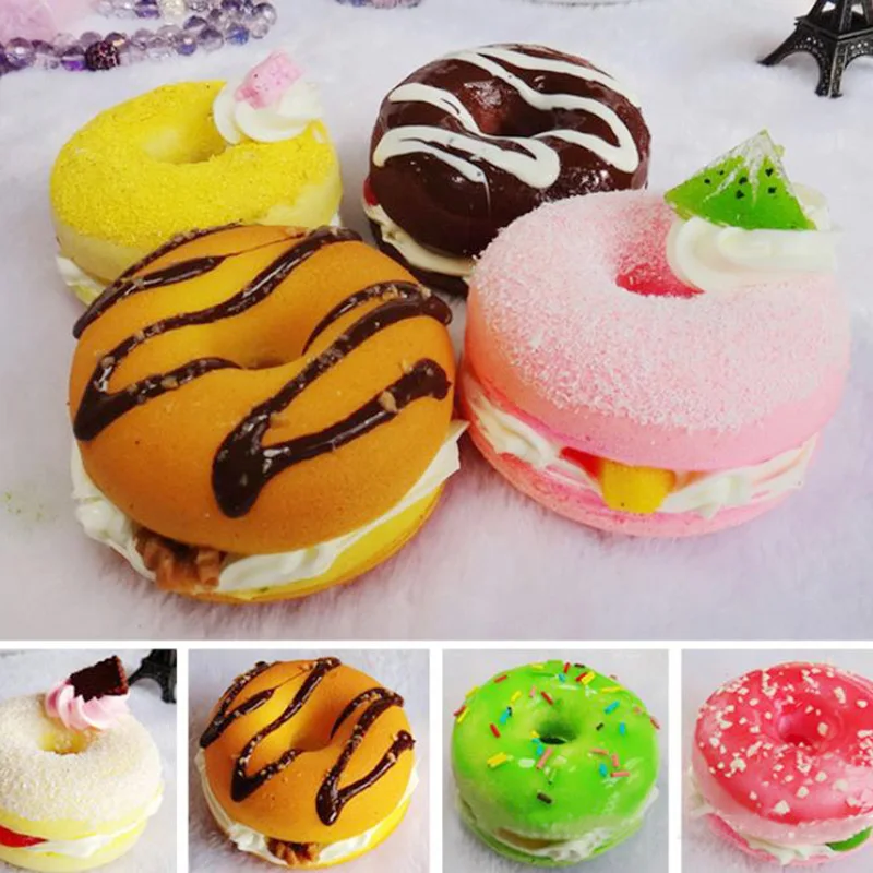 1 шт. мягкий искусственный хлеб пончики имитация пончика модель украшение для