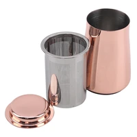 3 in 1 powder sieve stainless steel coffee cocoa flour dustproof flour filter cup coffee grinder accessory necessity diy tool