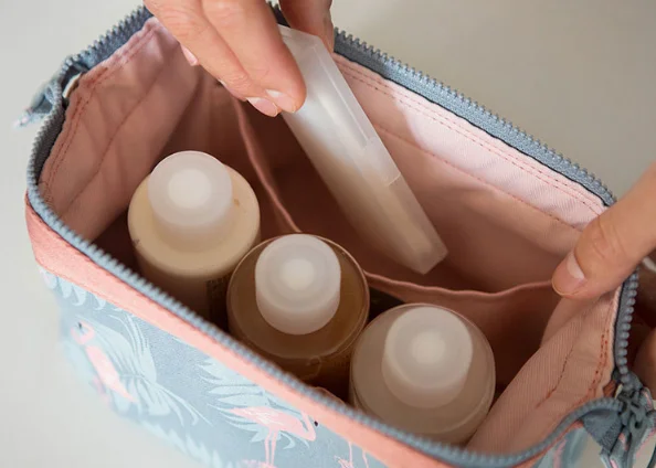 Новое поступление косметичка с фламинго женская сумка для косметики дорожная