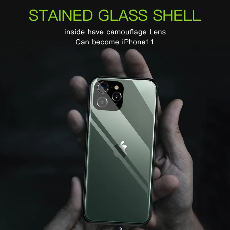 Чехол из закаленного стекла для iPhone 11 Pro MAX чехол Роскошный телефона X XS XR 7 8 Plus |