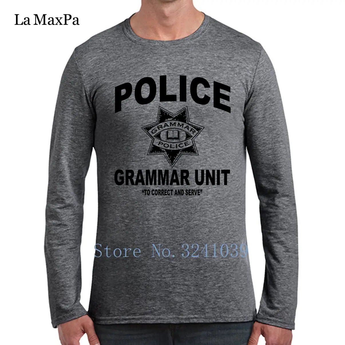 

Character Casual Grammar Police Tee Shirt Men Better Spring Regular T-Shirt For Men Clothing Cotton T Shirt Man High Quality