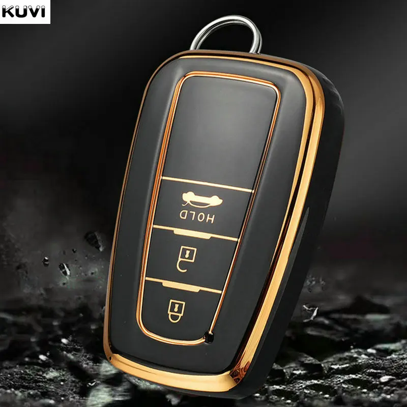Модный чехол из ТПУ для автомобильного ключа с дистанционным управлением Toyota