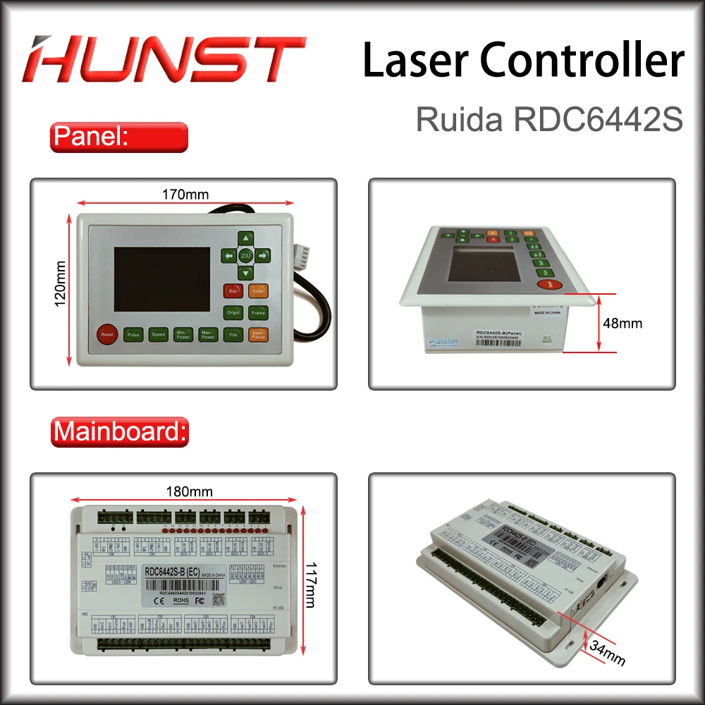 Лазерный контроллер DSP Hunst Ruida RD RDC6442S Co2 для лазерной детской платы 6445S |