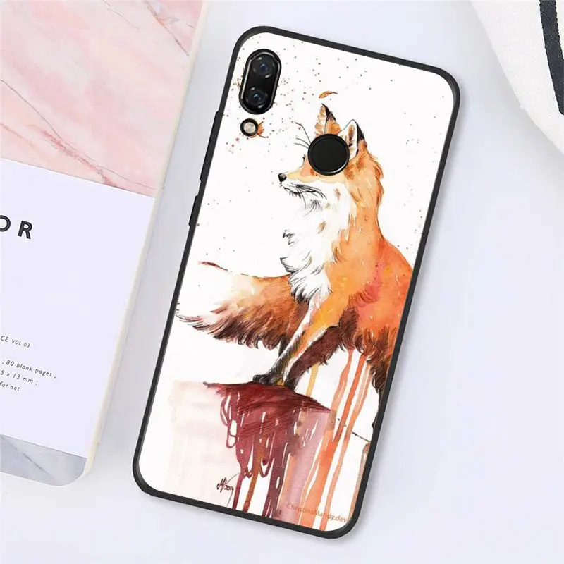 A5 Babaite A Fox in The Wild Red Fox чехол для телефона с рисунком в виде животного для Xiaomi Redmi8 4X 6A S2 Go Redmi 5 5Plus Note4 5 7 Note8Pro - Цвет: A5