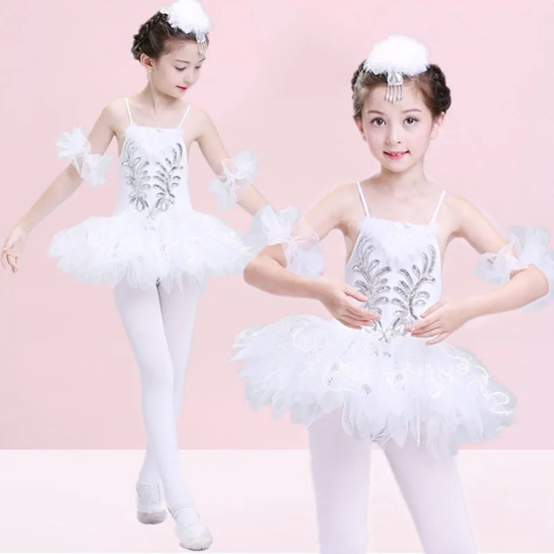 

Professional White Swan Lake Ballet Tutu Costume Girls Children Ballerina Dress Kids Ballet Dress Dancewear Dance Dress For Girl