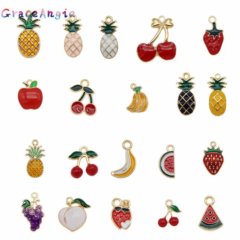 20 шт. металлические подвески в виде фруктов|Шармы| |
