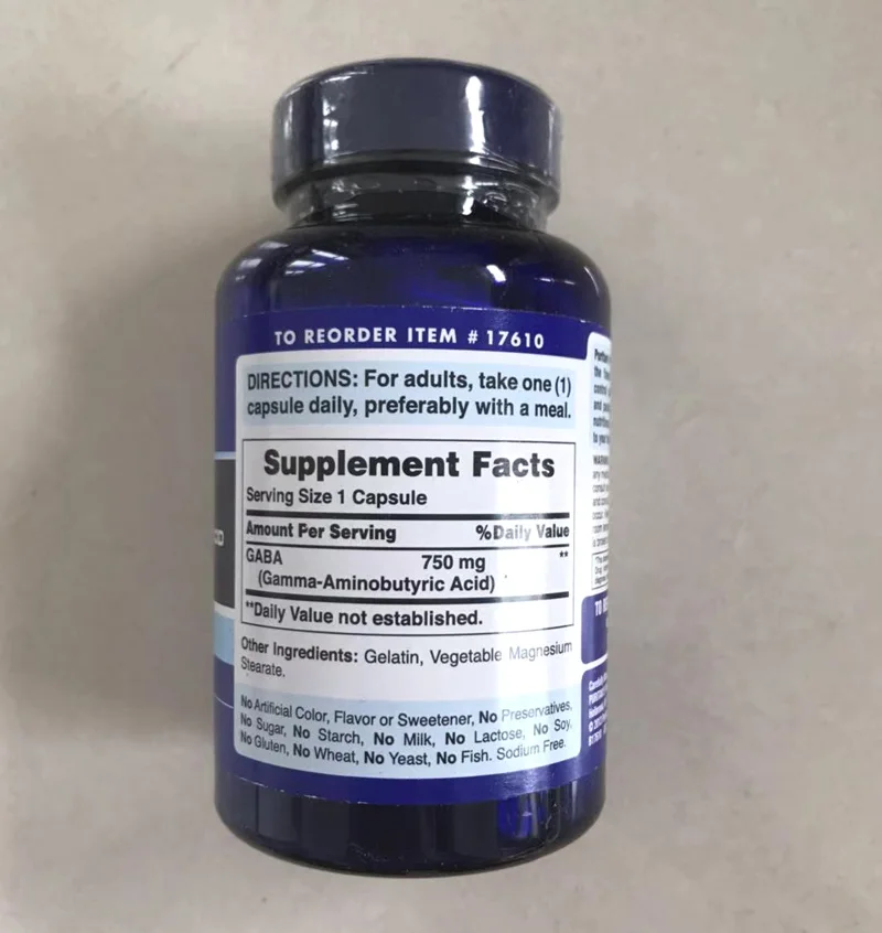 Бесплатная доставка гамма аминомасляная кислота GABA 750 мг 90 шт.| |