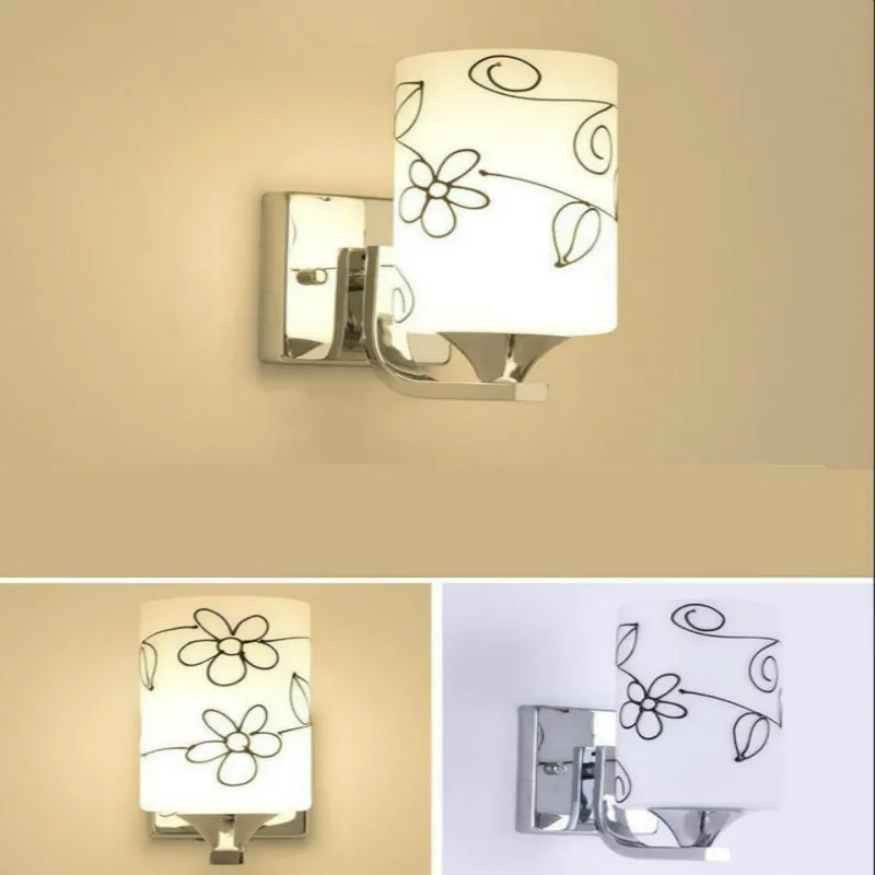 Романтическая прикроватная светодиодная настенная лампа современный простой
